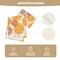 Orange Dahlia Floral Pinnata Fall Table Runner, Seasonal Autumn Thanksgiving Kitchen Dining Table Decoration for Home Party Decor 13x72 Inch